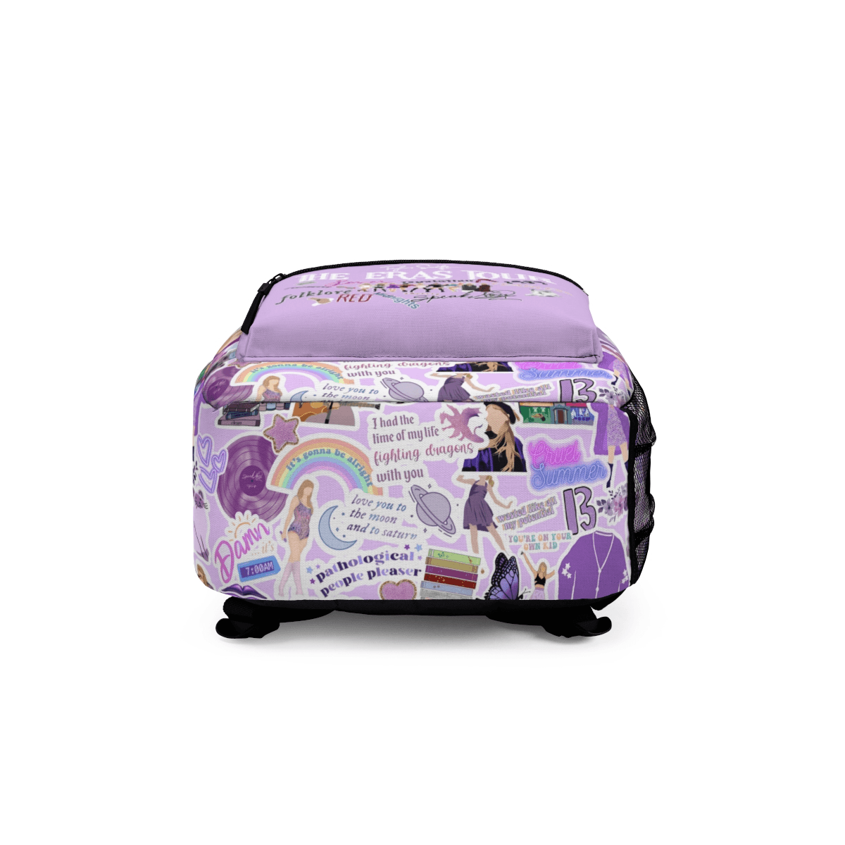 The Eras Tour Swiftie Backpack, Purple - Disselt Designs