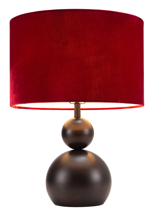 Shobu Table Lamp Red - Disselt Designs