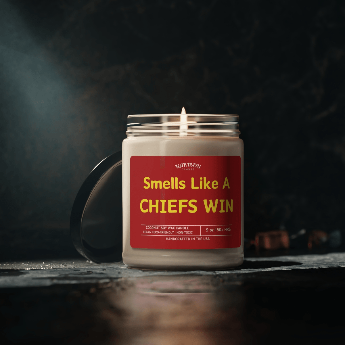 Smells like a Chief Win - Scented Soy Candle, 9oz - Disselt Designs