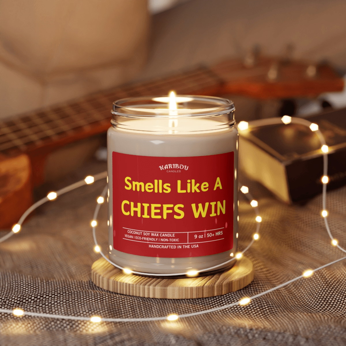 Smells like a Chief Win - Scented Soy Candle, 9oz - Disselt Designs