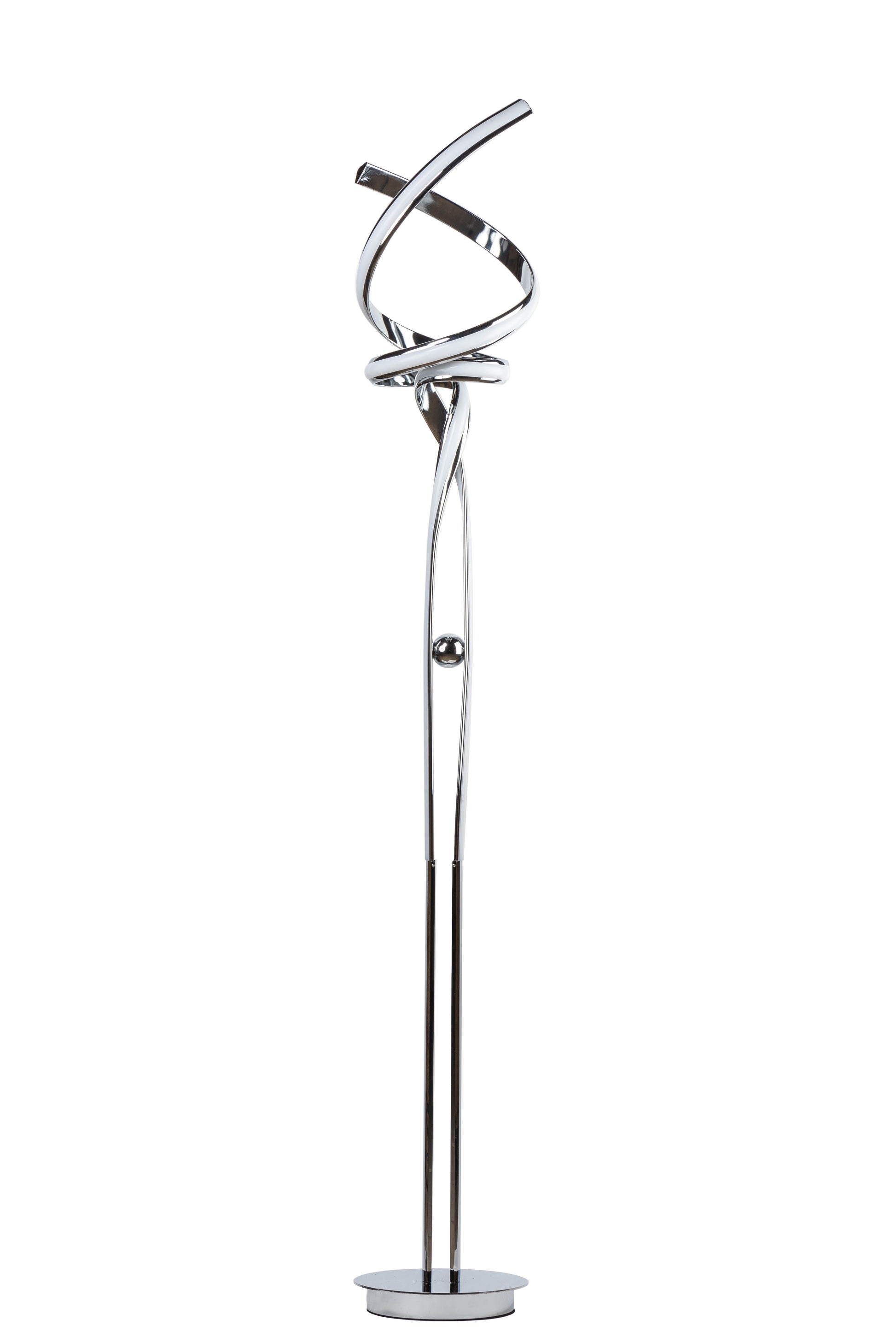 Munich LED Chrome 63" Floor Lamp // Dimmable - Disselt Designs