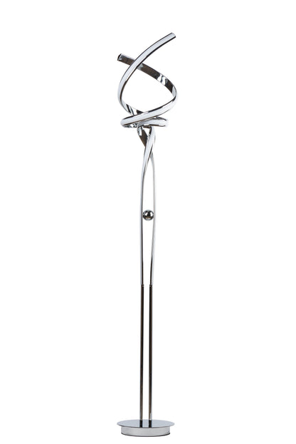 Munich LED Chrome 63" Floor Lamp // Dimmable - Disselt Designs