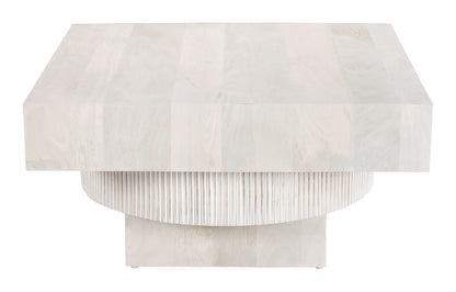 Trani Coffee Table Whitewashed - Disselt Designs