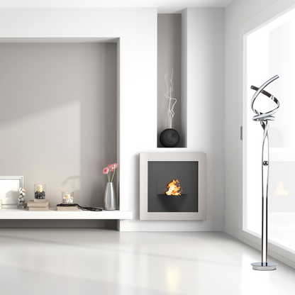 Munich LED Chrome 63" Floor Lamp // Dimmable - Disselt Designs