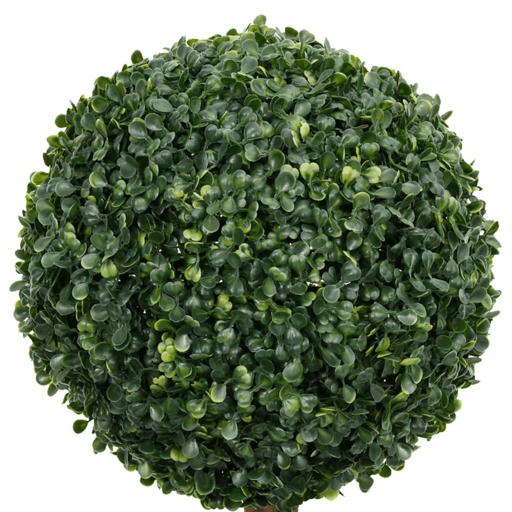 BOXWOOD TRIPLE | Artificial Ball Shaped Boxwood Plant with Pot, 46.9" - Disselt Designs