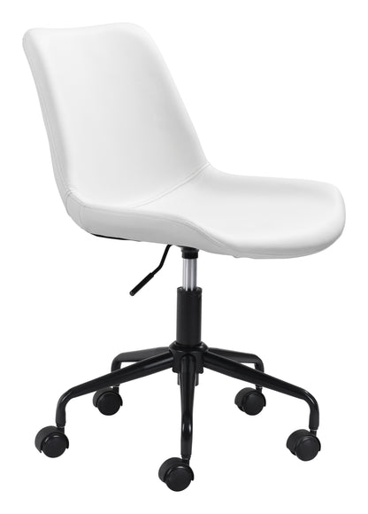 Byron Office Chair White - Disselt Designs