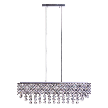 Cinderella Crystal Rectangular Chandelier // 12 Light - Disselt Designs