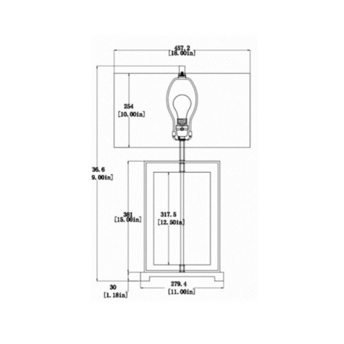 Table lamp with Shade - Disselt Designs