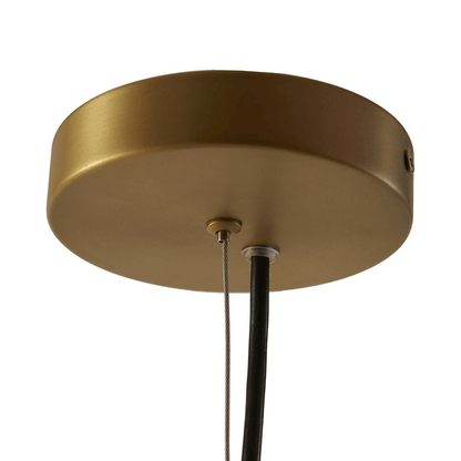 CYRUS | 6-Globe Light Architectural Gold-tone Metal Chandelier - Disselt Designs