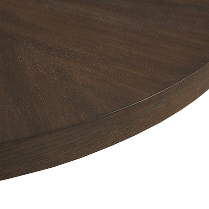 SADIE | Walnut Wooden Round Coffee table