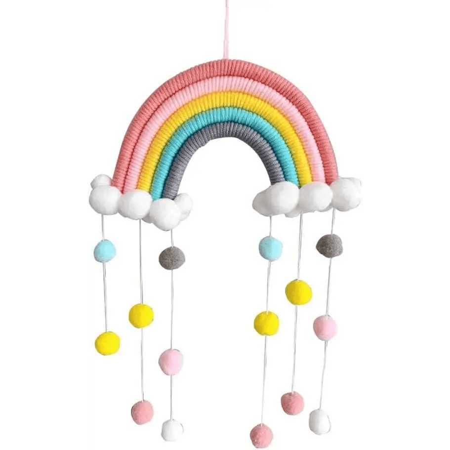 KIDS RAINBOW | Rainbow Macrame Pendant Wall Decoration - Disselt Designs