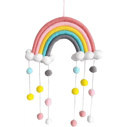 KIDS RAINBOW | Rainbow Macrame Pendant Wall Decoration - Disselt Designs