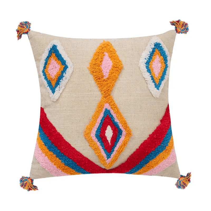 GEOM | Tassel Tufted Knitted Pillow/Cushion Cover - Disselt Designs