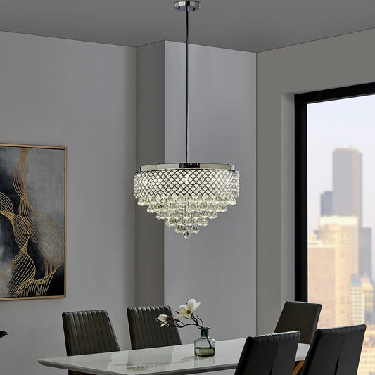 Cinderella Crystal Round Chandelier // 12 Light - Disselt Designs