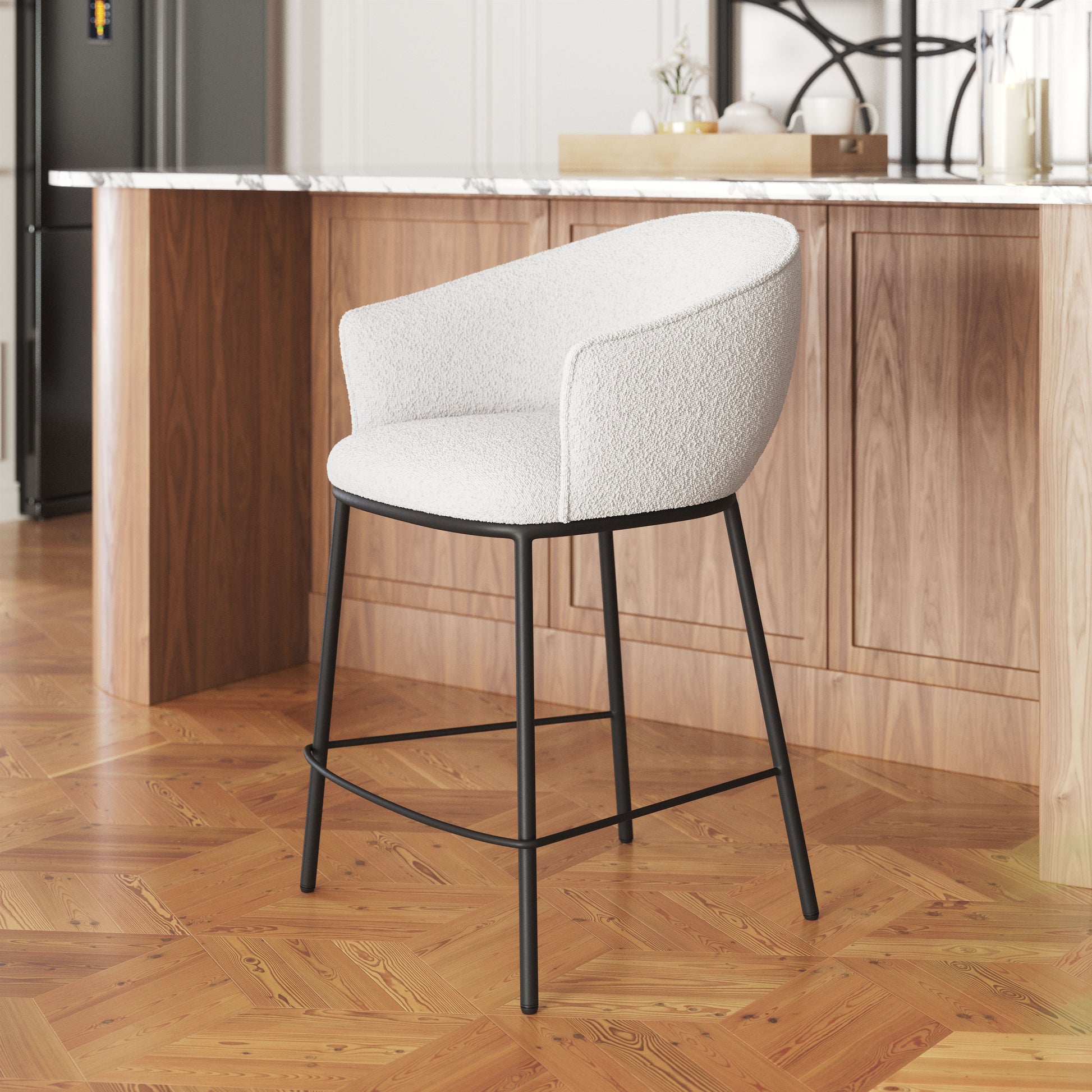 Essen Counter Stool Ivory - Disselt Designs