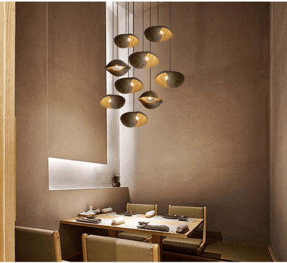 RATIKA | Bamboo Hanging Pendant Lamps - Disselt Designs