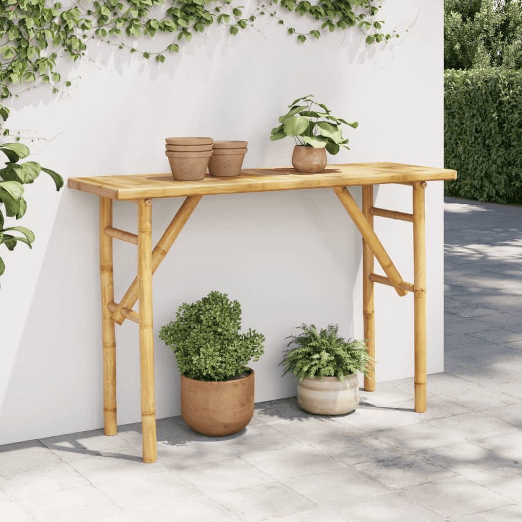 LINO | Bamboo Console Table 115x39x72" - Disselt Designs