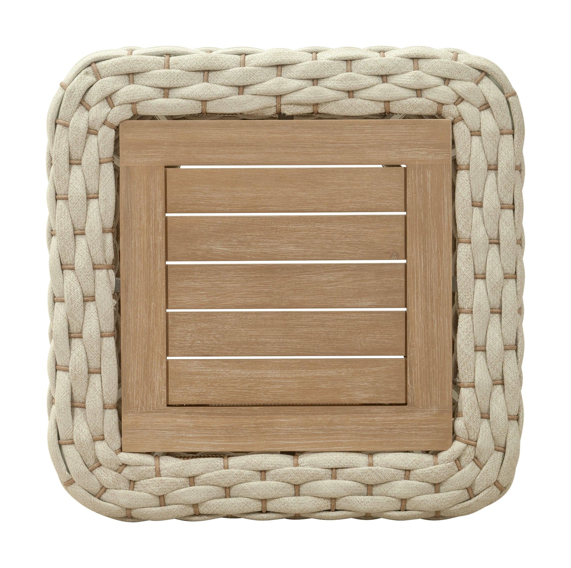 Antul Coffee Table White & Natural - Disselt Designs