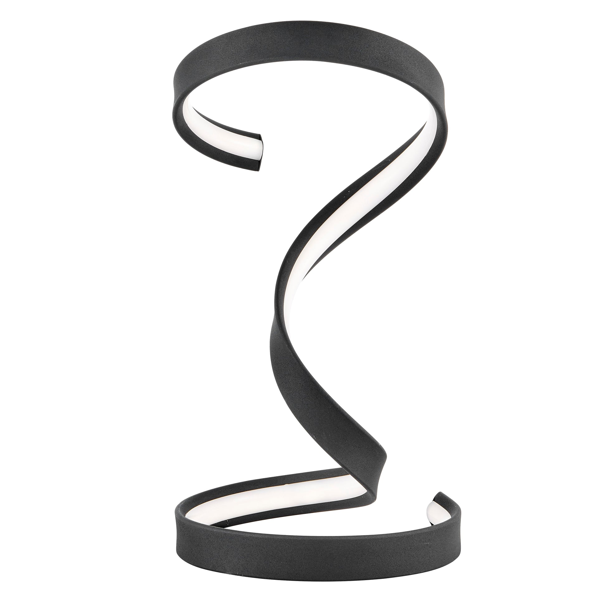 Hamburg Black Table Lamp // LED Strip & Dimmable Switch - Disselt Designs