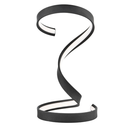 Hamburg Black Table Lamp // LED Strip & Dimmable Switch - Disselt Designs