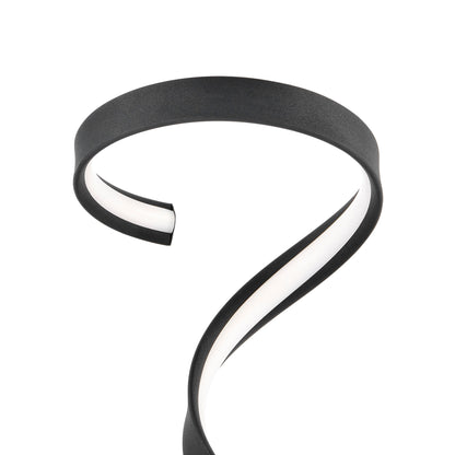 Hamburg Black Table Lamp // LED Strip & Dimmable Switch - Disselt Designs