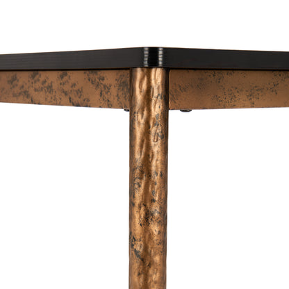 Nida Bar Table Black & Bronze - Disselt Designs