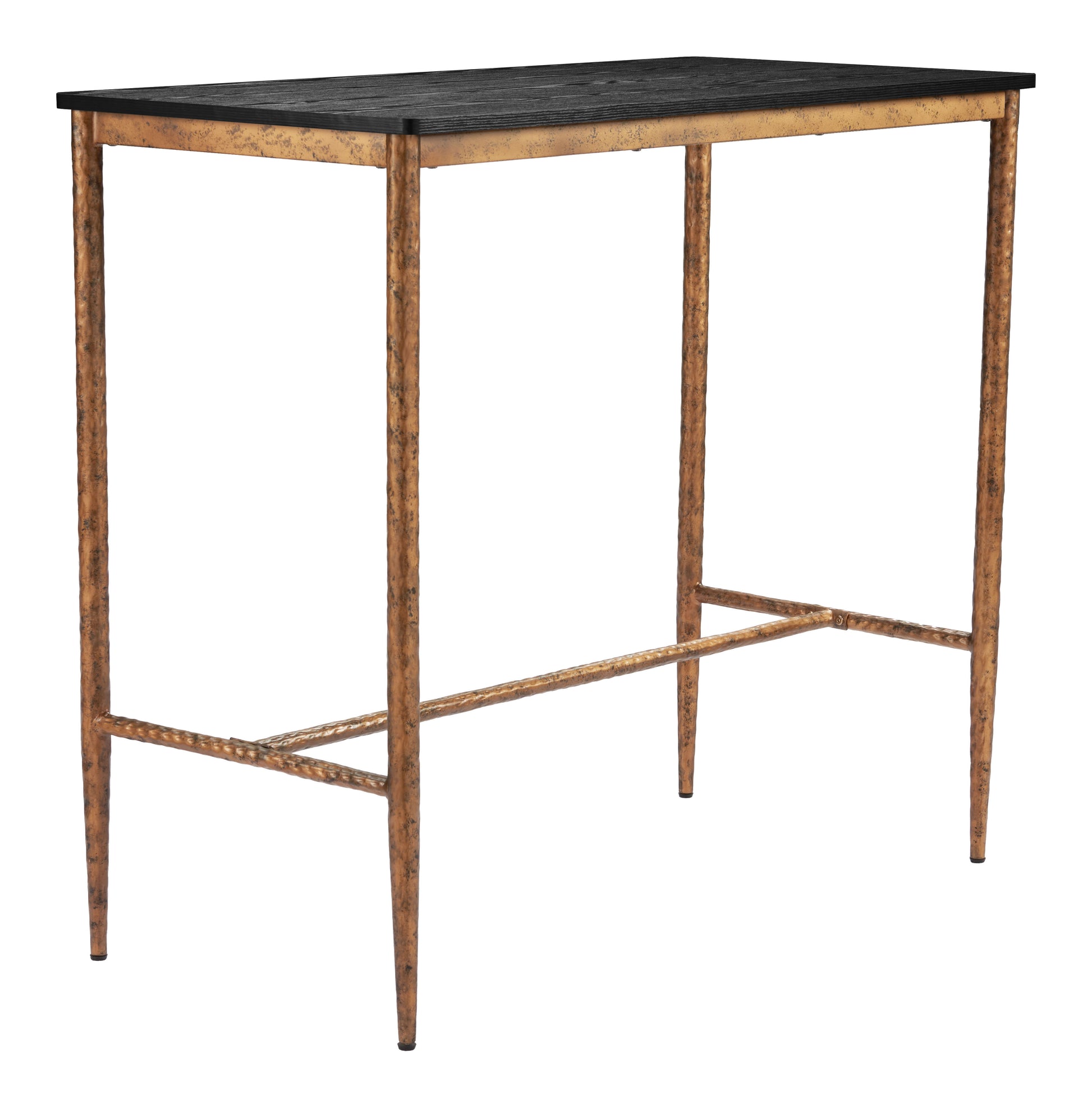 Nida Bar Table Black & Bronze - Disselt Designs