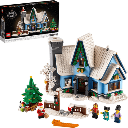 KIDS LEGO | LEGO Icons Santa’s Visit 10293 Christmas House Model Building Set - Disselt Designs