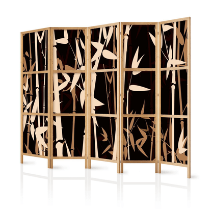 PRIVACY | 5-Panel Bamboo Room Divider - Disselt Designs