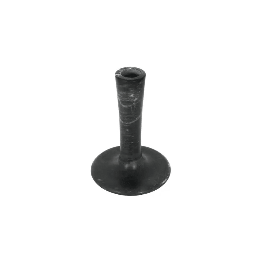 EAST TALL | Black Veined Marble Candle Holder - Disselt Designs