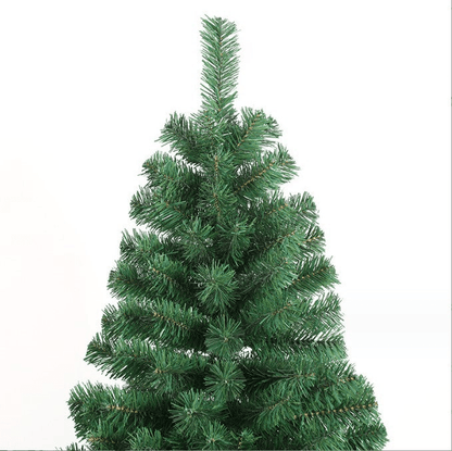 GREEN SPRUCE 8 | 8ft Artificial Christmas Tree Full Natural Spruce Fir Tree Foldable Metal Stand Unlit Green - Disselt Designs