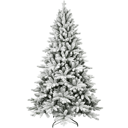 FLOCKED 7 | 7FT Flocked Christmas Tree - Disselt Designs