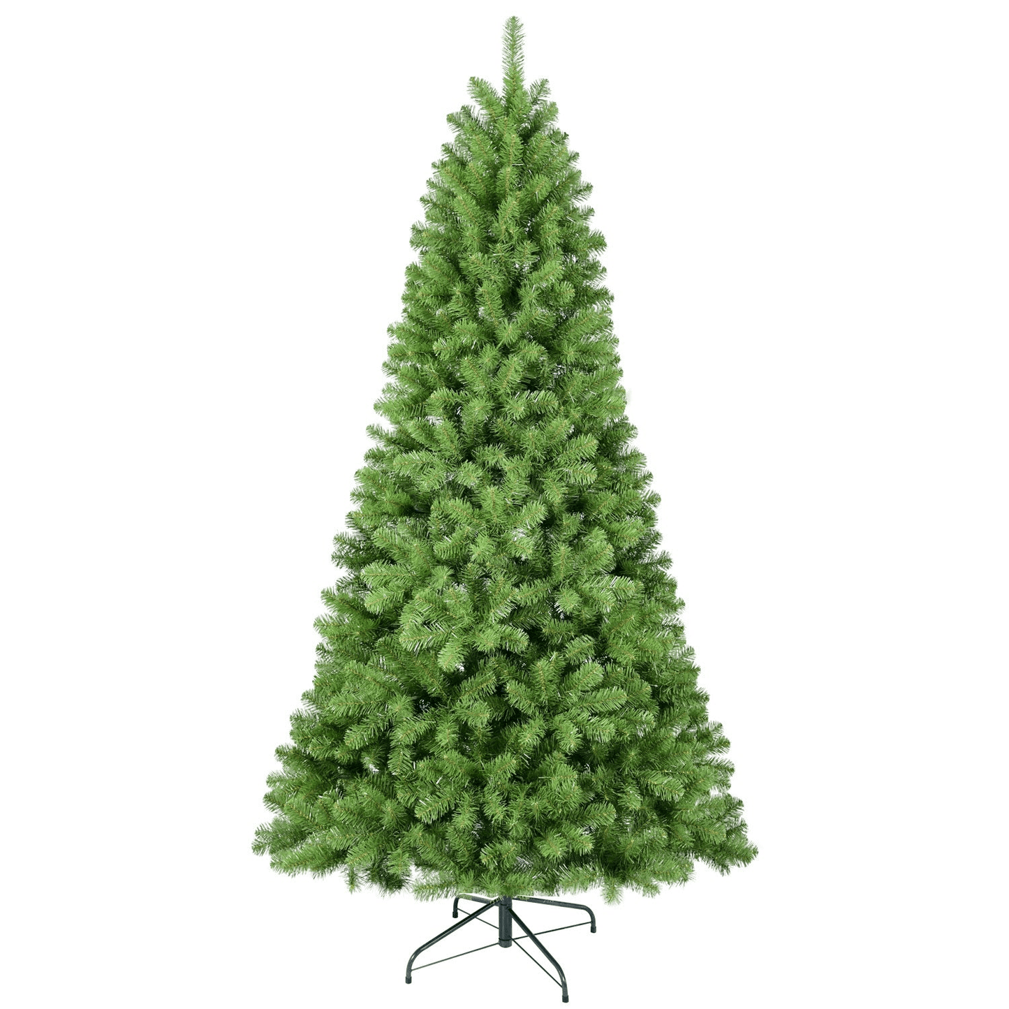 GREEN UNLIT 7 | 7FT Unlit Green Memory Wire Christmas tree - Disselt Designs