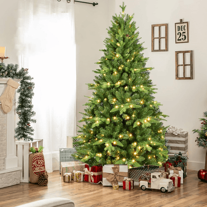 GREEN 7 | 7FT Prelit Christmas Tree - Disselt Designs