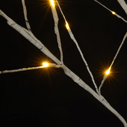 BIRCH TRIO | Set of Lighted Birch Trees, 4FT 48 LED/5FT 72 LED/6FT 96 LED - Disselt Designs