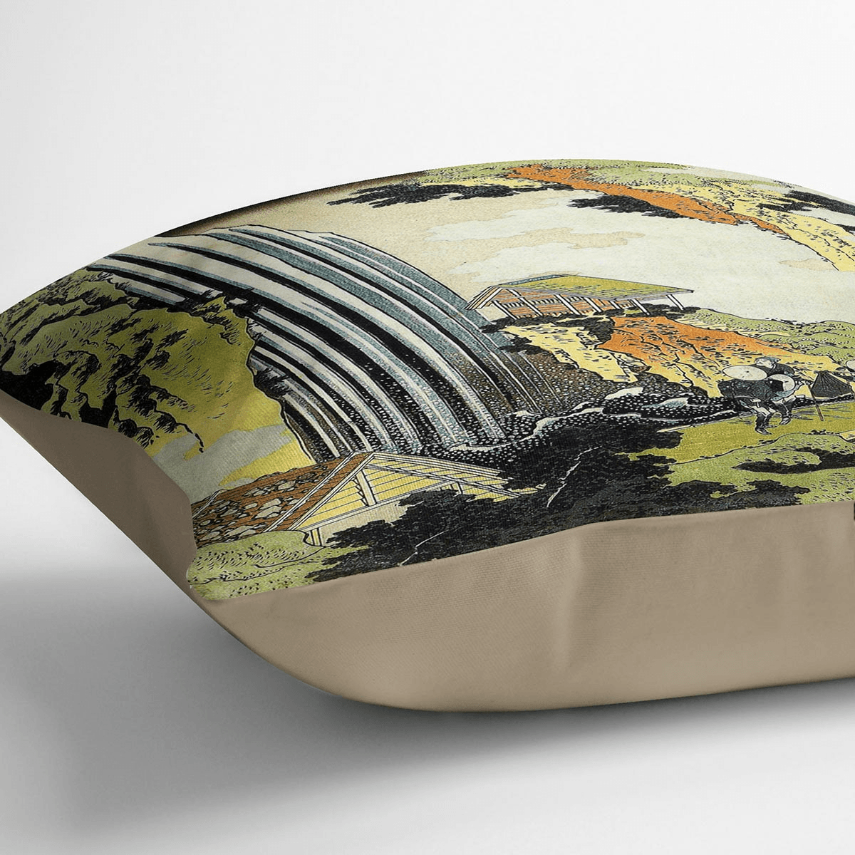 WATERFALL | Waterfall Cushion by Hokusai - Disselt Designs