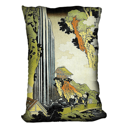 WATERFALL | Waterfall Cushion by Hokusai - Disselt Designs