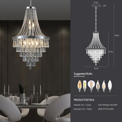 SERAFINA | Crystal Chandelier