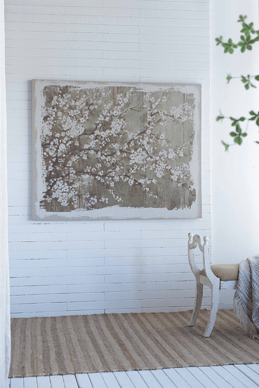 CHERRY BLOSSOM | Cherry Blossom Canvas Art Print, 60" x 48" - Disselt Designs