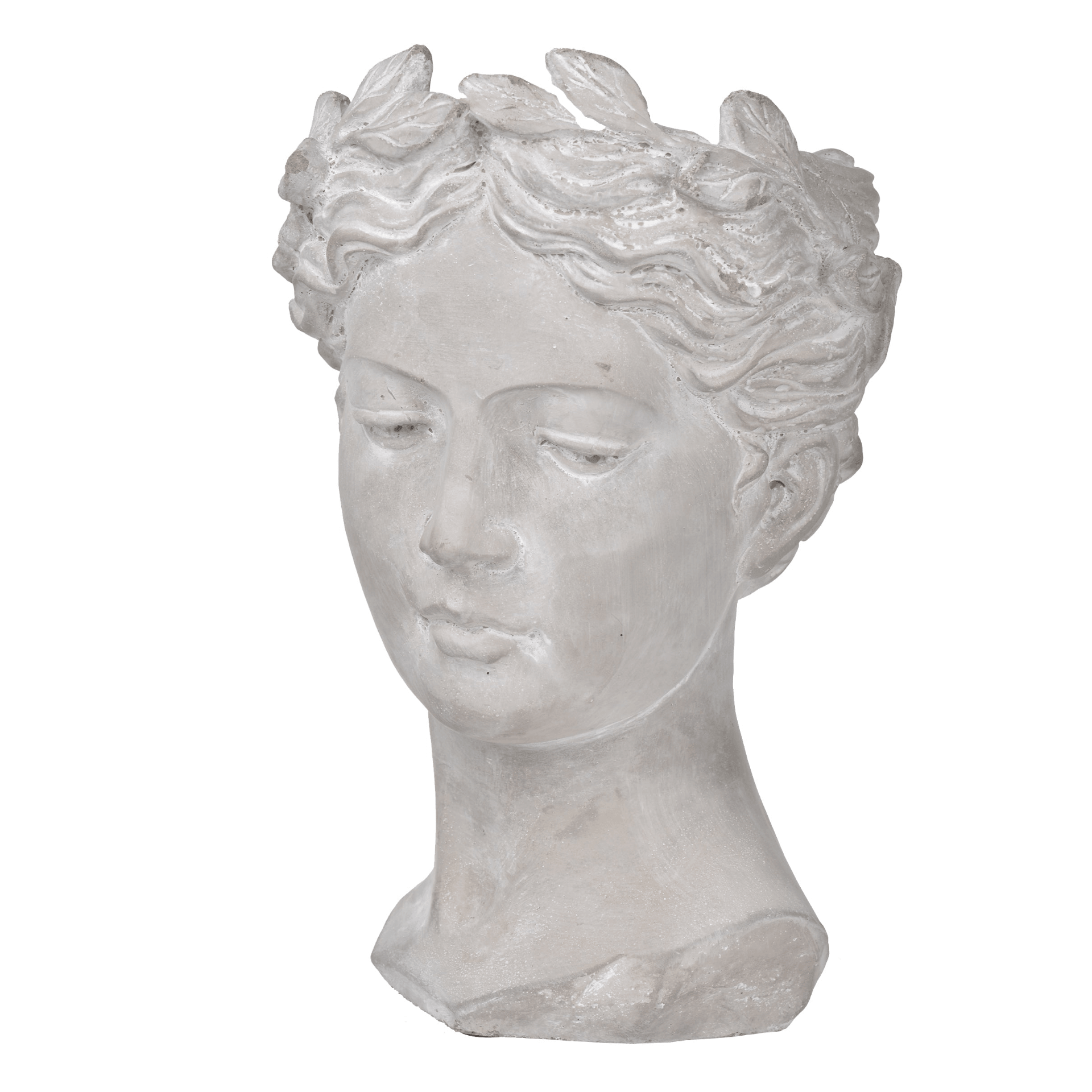 VISAGE | Greek Style Cement Head Planter - Indoor/Outdoor - Disselt Designs