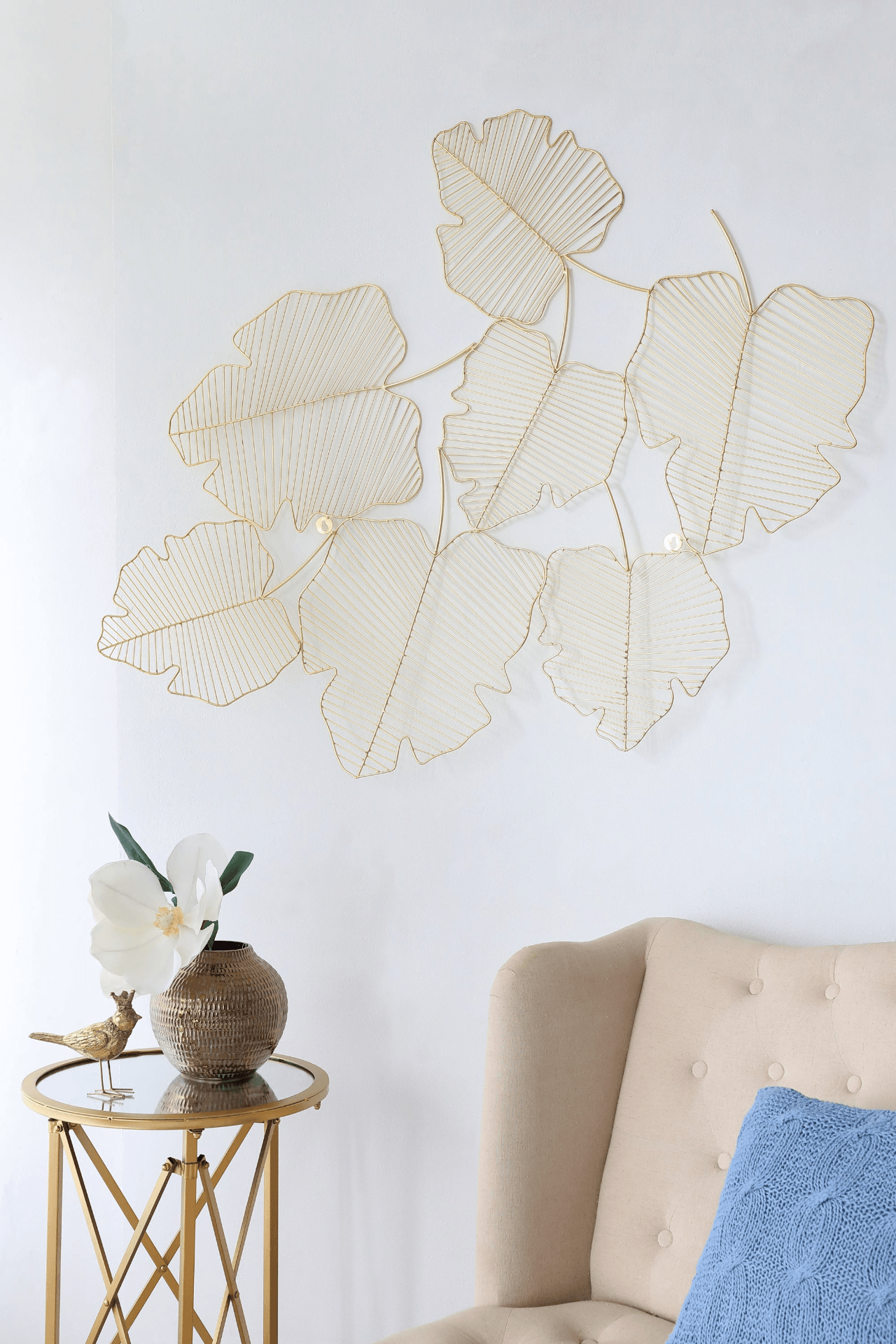 AUTUMN | Golden Maple Leaves Wall Art - Disselt Designs