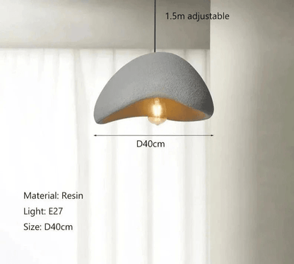 ABIKOO | Grey Ceiling Pendant Lamp - Disselt Designs