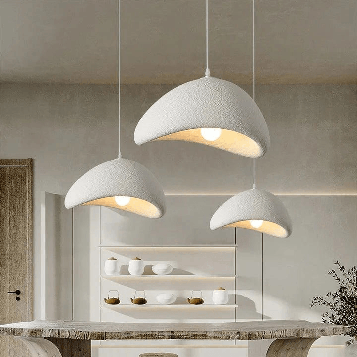 ABIKOO | Grey Ceiling Pendant Lamp - Disselt Designs