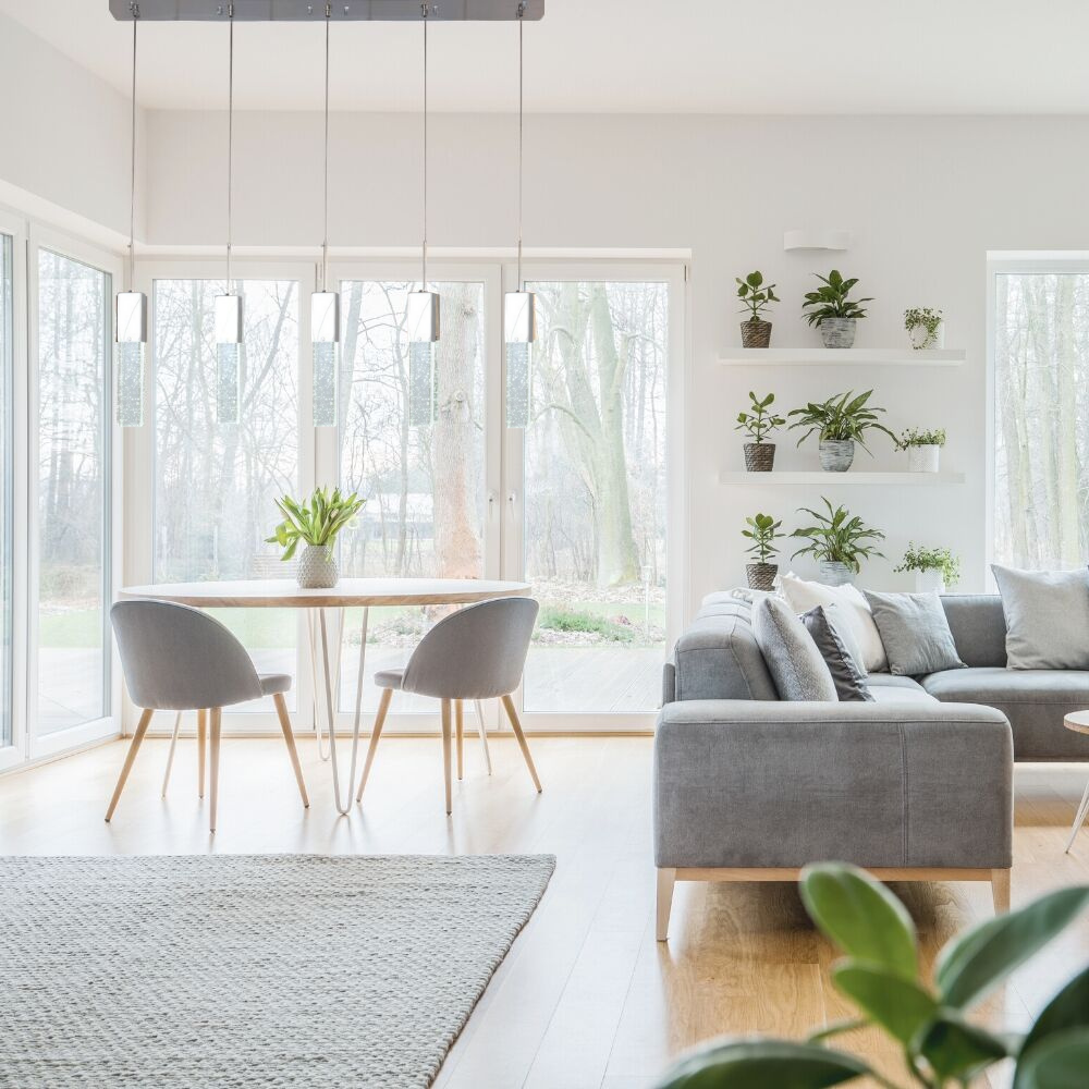 Rectangular Crystal Chandelier // 5 Light - Disselt Designs
