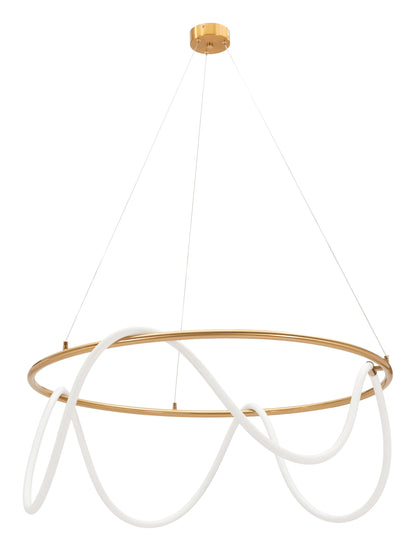 Wiber Ceiling Lamp Brass - Disselt Designs