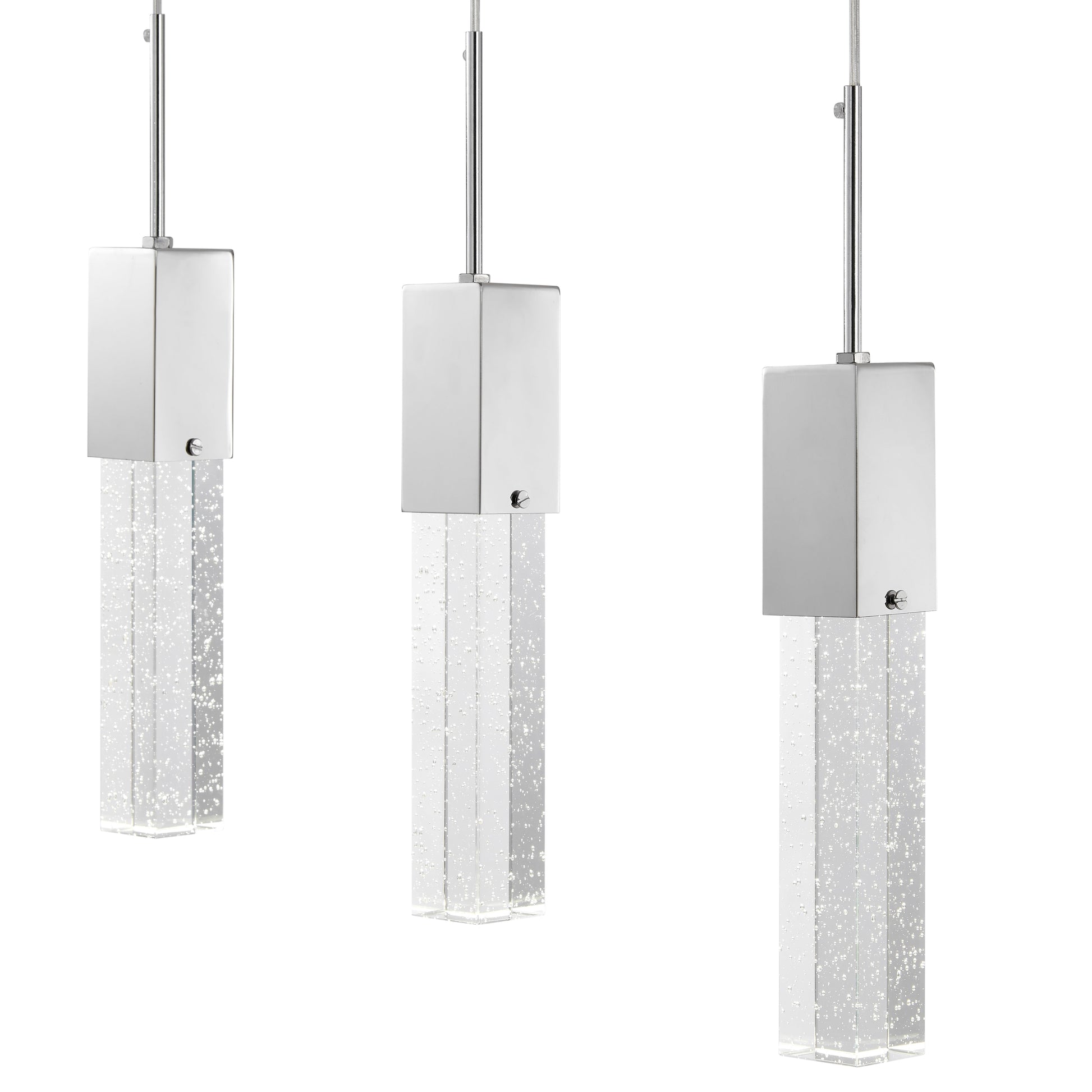 Rectangular Crystal Chandelier // 5 Light - Disselt Designs