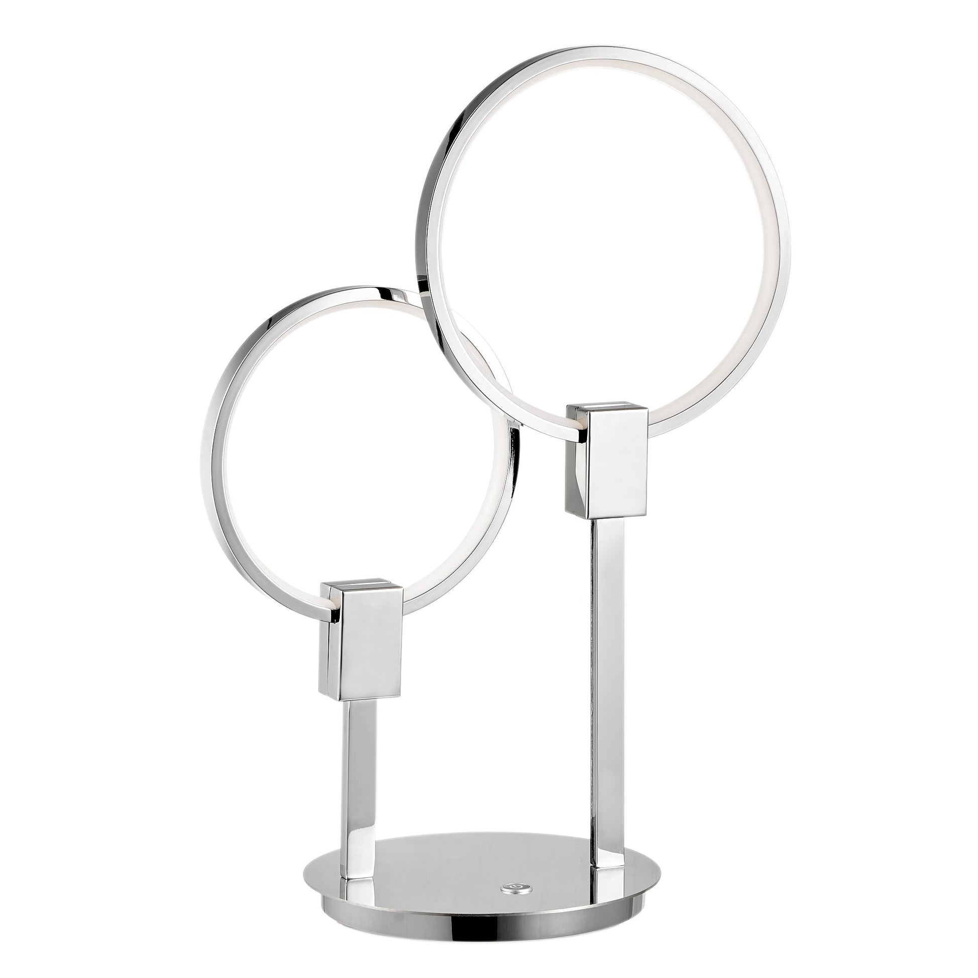 Hong Kong LED Tall Table Lamp // Chrome - Disselt Designs