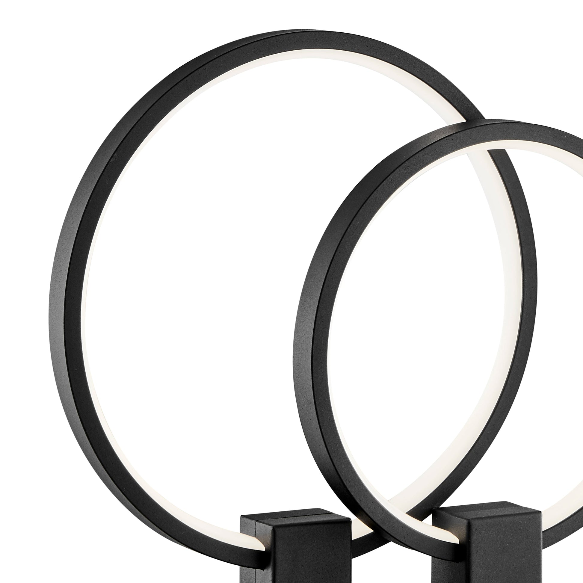 Hong Kong LED Short Table Lamp // Matte Black - Disselt Designs