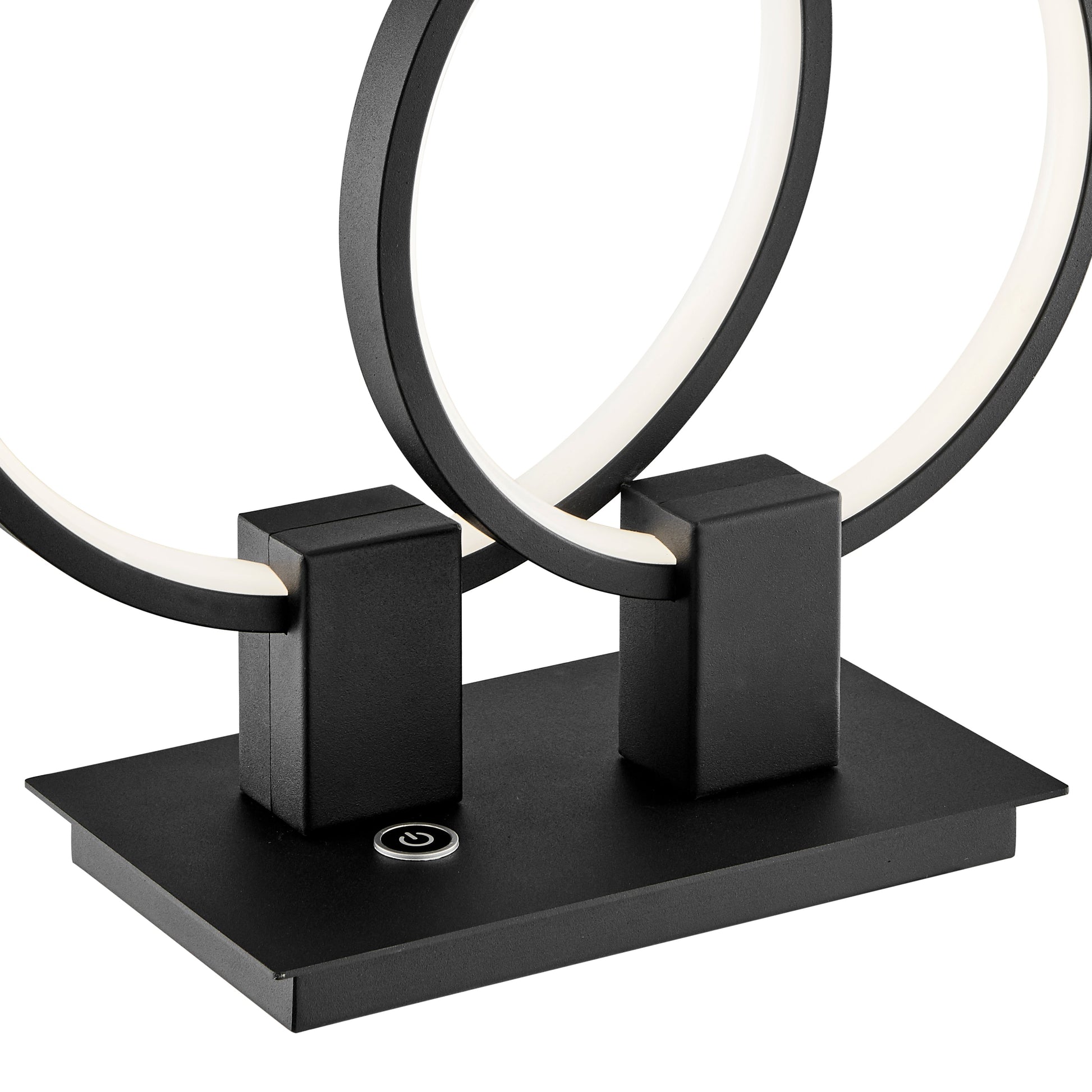Hong Kong LED Short Table Lamp // Matte Black - Disselt Designs