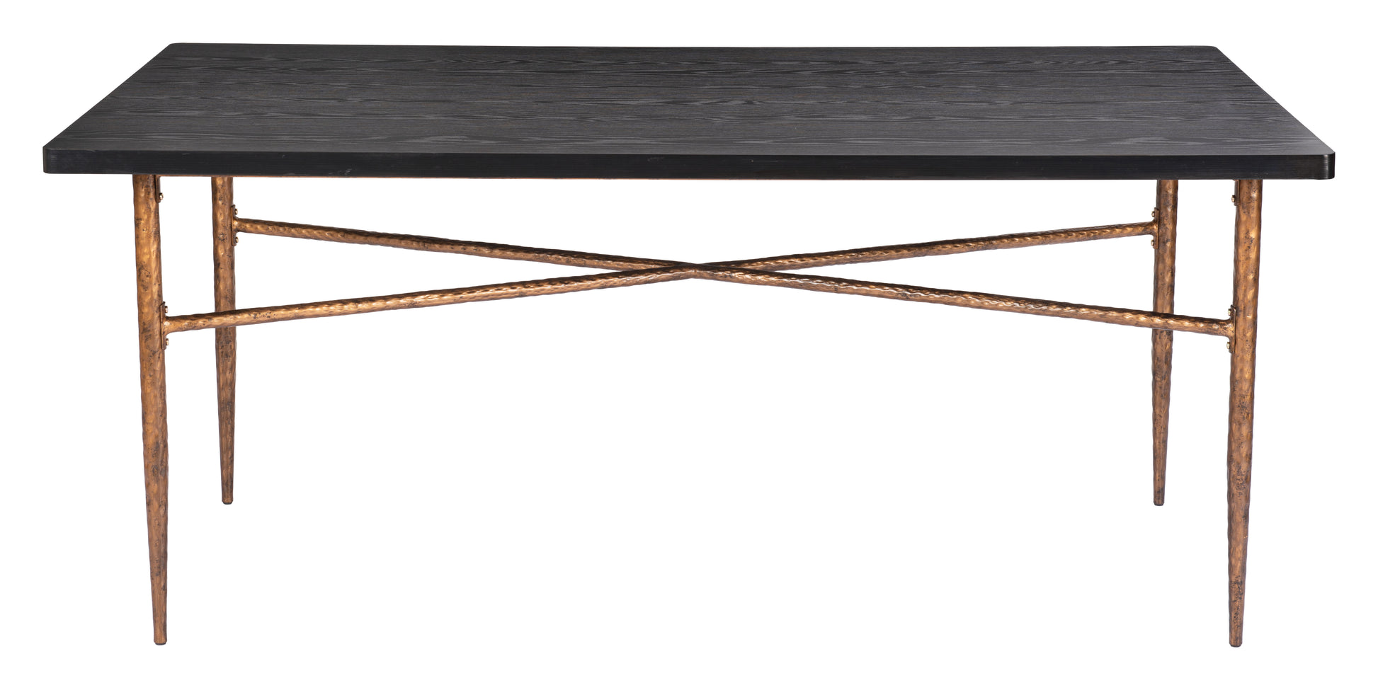 Nida Dining Table Black & Bronze - Disselt Designs